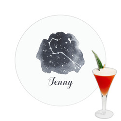 Zodiac Constellations Printed Drink Topper -  2.5" (Personalized)