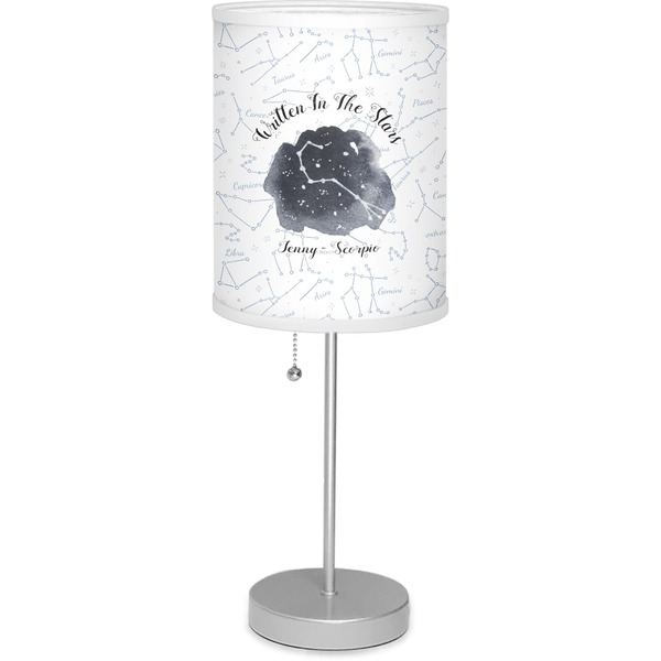 Custom Zodiac Constellations 7" Drum Lamp with Shade Polyester (Personalized)