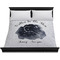 Zodiac Constellations Duvet Cover - King - On Bed - No Prop