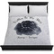 Zodiac Constellations Duvet Cover - Queen - On Bed - No Prop