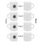 Zodiac Constellations Espresso Cup Set of 4 - Apvl