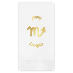 Zodiac Constellations Guest Napkins - Foil Stamped (Personalized)