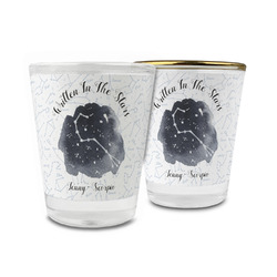 Zodiac Constellations Glass Shot Glass - 1.5 oz (Personalized)