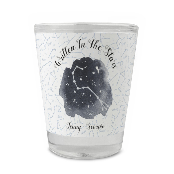 Custom Zodiac Constellations Glass Shot Glass - 1.5 oz - Single (Personalized)