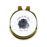 Zodiac Constellations Golf Ball Marker - Hat Clip - Gold