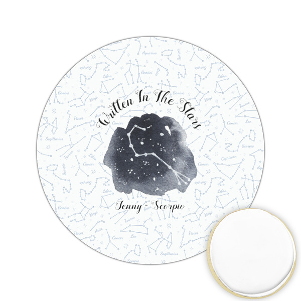 Custom Zodiac Constellations Printed Cookie Topper - 2.15" (Personalized)