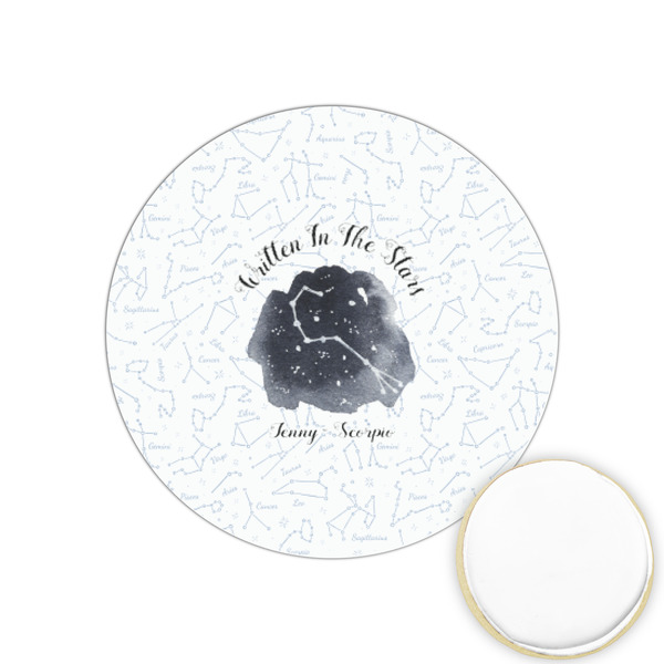 Custom Zodiac Constellations Printed Cookie Topper - 1.25" (Personalized)