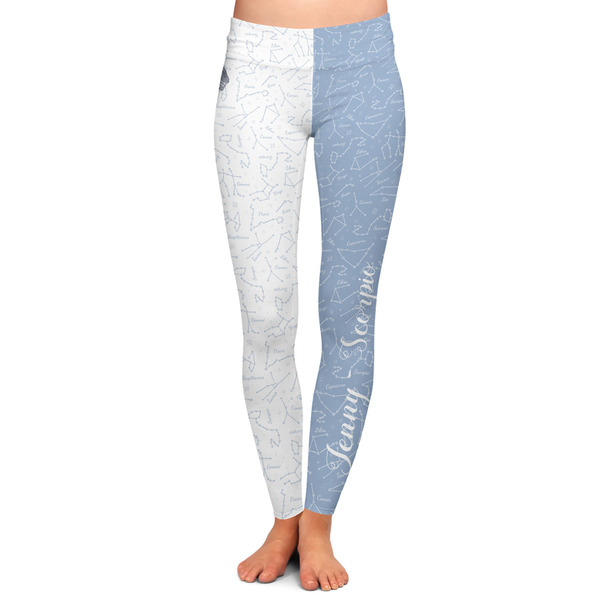 Custom Zodiac Constellations Ladies Leggings - Extra Small (Personalized)