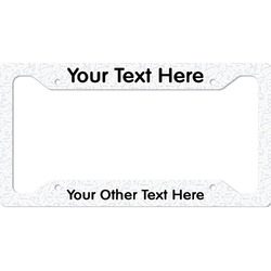 Design your own license deals plate frame