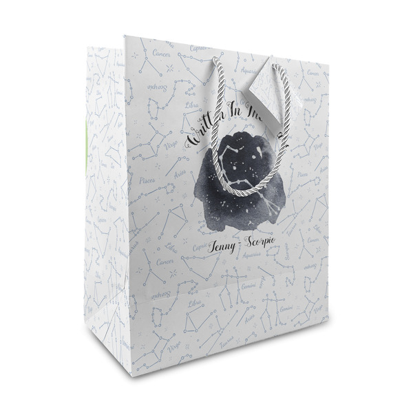 Custom Zodiac Constellations Medium Gift Bag (Personalized)