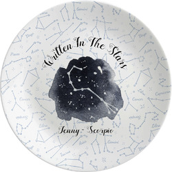 Zodiac Constellations Melamine Plate (Personalized)