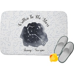 Zodiac Constellations Memory Foam Bath Mat - 24"x17" (Personalized)