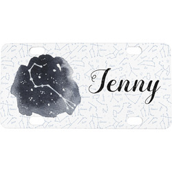 Zodiac Constellations Mini / Bicycle License Plate (4 Holes) (Personalized)