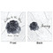 Zodiac Constellations Minky Blanket - 50"x60" - Double Sided - Front & Back