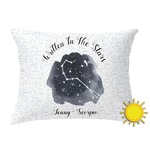 Zodiac Constellations Outdoor Throw Pillow (Rectangular) (Personalized)