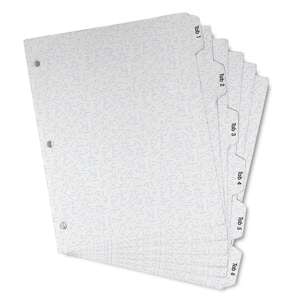 Custom Zodiac Constellations Binder Tab Divider - Set of 6 (Personalized)