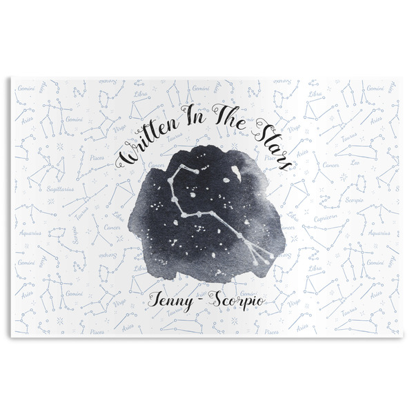 Custom Zodiac Constellations Disposable Paper Placemats (Personalized)