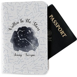 Zodiac Constellations Passport Holder - Fabric (Personalized)