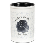 Zodiac Constellations Ceramic Pencil Holders - Black