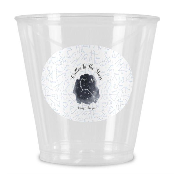 Custom Zodiac Constellations Plastic Shot Glass (Personalized)