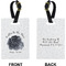 Zodiac Constellations Rectangle Luggage Tag (Front + Back)