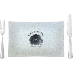 Zodiac Constellations Rectangular Glass Lunch / Dinner Plate - Single or Set (Personalized)