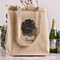 Zodiac Constellations Reusable Cotton Grocery Bag - In Context