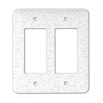 Zodiac Constellations Rocker Style Light Switch Cover - Two Switch