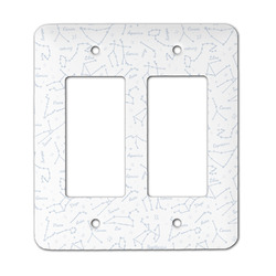 Zodiac Constellations Rocker Style Light Switch Cover - Two Switch