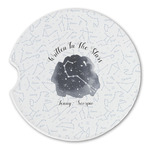 Zodiac Constellations Sandstone Car Coaster - Single (Personalized)