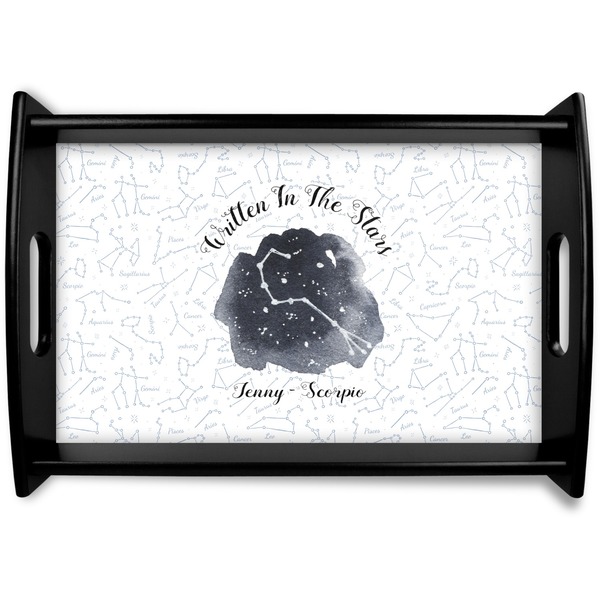 Custom Zodiac Constellations Wooden Tray (Personalized)