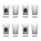 Zodiac Constellations Shot Glass - White - Set of 4 - APPROVAL