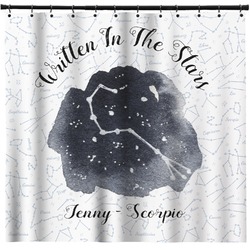 Zodiac Constellations Shower Curtain - 71" x 74" (Personalized)