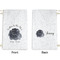 Zodiac Constellations Small Laundry Bag - Front & Back View