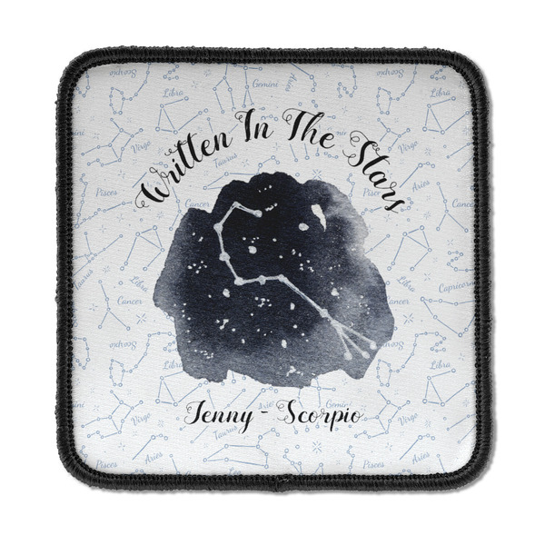 Custom Zodiac Constellations Iron On Square Patch w/ Name or Text