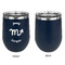 Zodiac Constellations Stainless Wine Tumblers - Navy - Single Sided - Approval