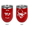 Zodiac Constellations Stainless Wine Tumblers - Red - Double Sided - Approval