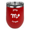 Zodiac Constellations Stainless Wine Tumblers - Red - Double Sided - Front