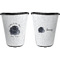 Zodiac Constellations Trash Can Black - Front and Back - Apvl