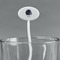 Zodiac Constellations White Plastic 7" Stir Stick - Oval - Main