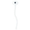 Zodiac Constellations White Plastic 7" Stir Stick - Oval - Single Stick