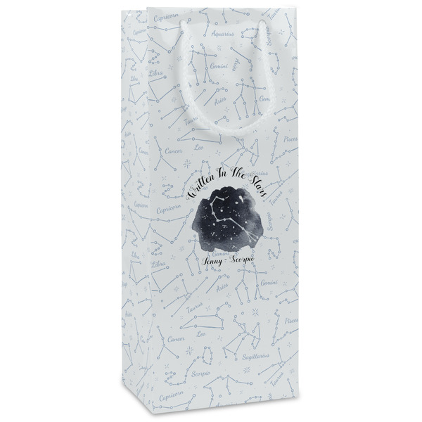 Custom Zodiac Constellations Wine Gift Bags (Personalized)