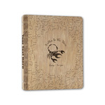 Zodiac Constellations Wood 3-Ring Binder - 1" Half-Letter Size (Personalized)