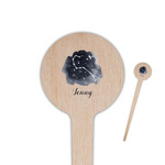 Zodiac Constellations 4" Round Wooden Food Picks - Single Sided (Personalized)