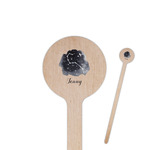 Zodiac Constellations 7.5" Round Wooden Stir Sticks - Single Sided (Personalized)