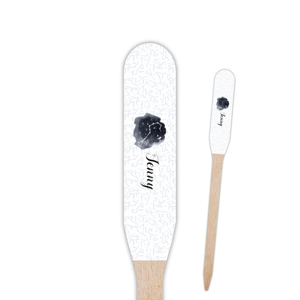 Custom Zodiac Constellations Paddle Wooden Food Picks (Personalized)