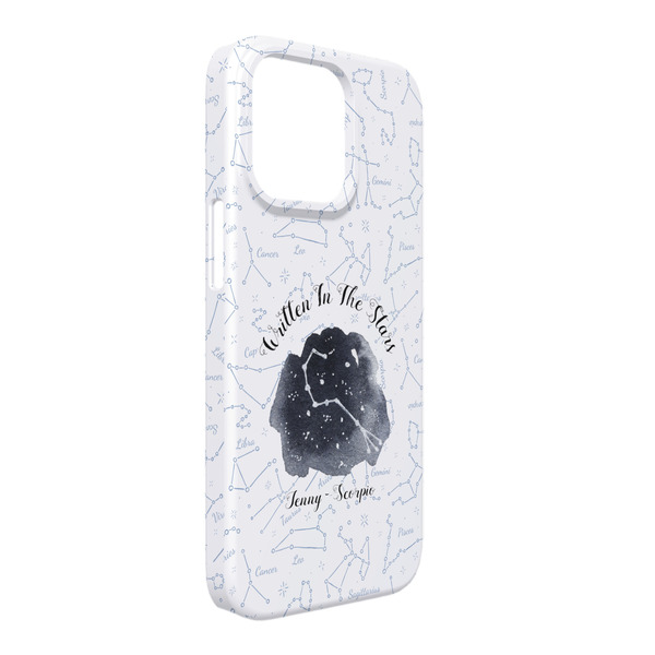 Custom Zodiac Constellations iPhone Case - Plastic - iPhone 13 Pro Max (Personalized)