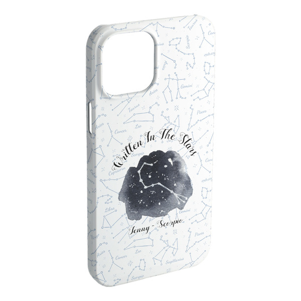 Custom Zodiac Constellations iPhone Case - Plastic - iPhone 15 Plus (Personalized)