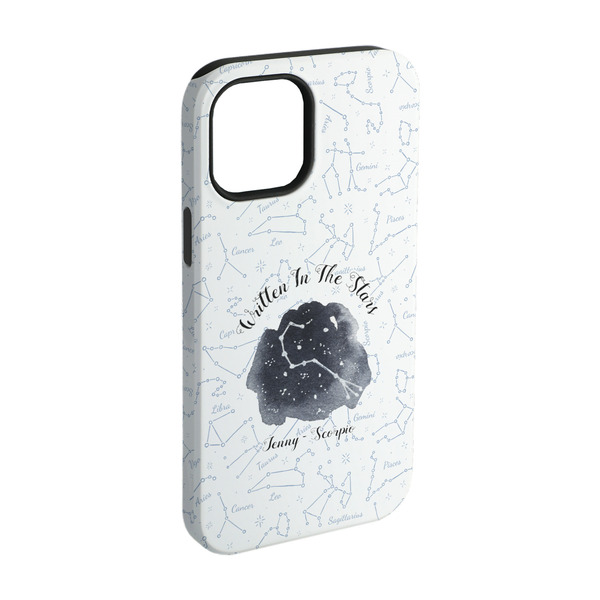 Custom Zodiac Constellations iPhone Case - Rubber Lined - iPhone 15 (Personalized)