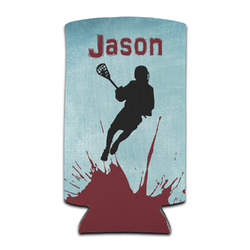 Lacrosse Can Cooler (tall 12 oz) (Personalized)
